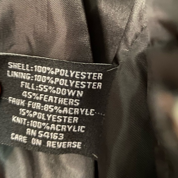 Guess black puffer coat jacket - Picture 12 of 16